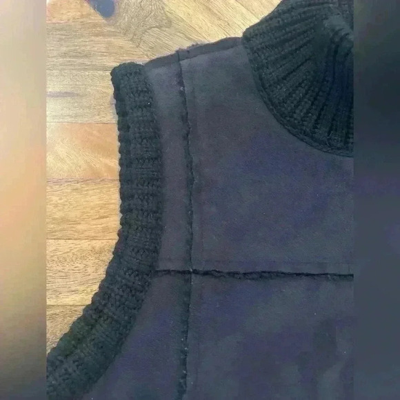 Real Clothes petite polyester and wool lined zippered vest - Picture 8 of 9